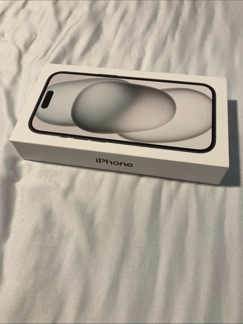 Apple iPhone Box - White with Gray Artwork